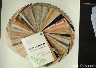 conception décorative de marbre à haute brillance de film de PVC d'épaisseur de 0.50mm pour la couverture de Tableau