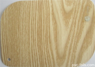 Vinyle en bois jaune de PVC de finition pour le mur imperméabilisant le panneau de WPC