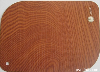 Aluminium en bois mat de membrane de PVC de l'effet 3D pour la décoration de garde-robe