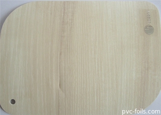 100 films étirés décoratifs de plafond de PVC de grain en bois blanc de micron