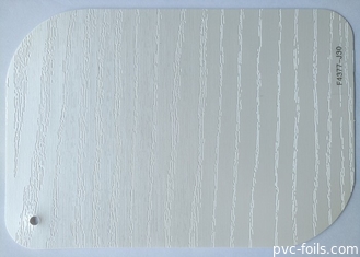 Chêne peint blanc gravant l'aluminium en refief décoratif de PVC pour la surface de meubles