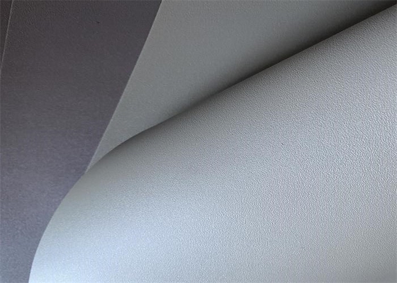 Couleur simple bleu-foncé de relief de PVC de film décoratif de membrane pour des portes
