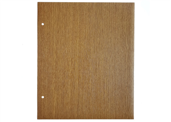Couleur faite sur commande de grain en bois de largeur du petit pain 1260mm d'aluminium de meubles de PVC