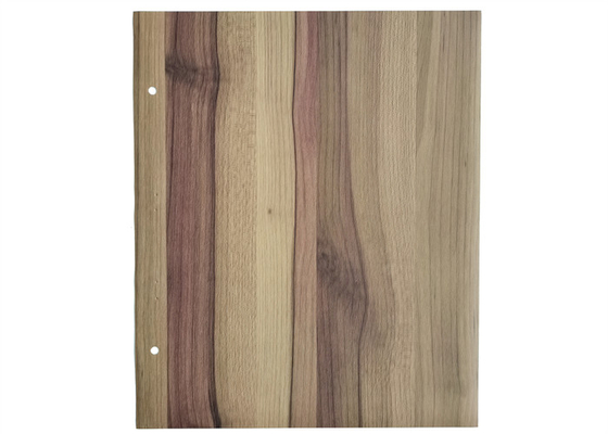 Aluminium décoratif de PVC de Matte Surface Wood Effect pour la stratification de Menbrane de particules
