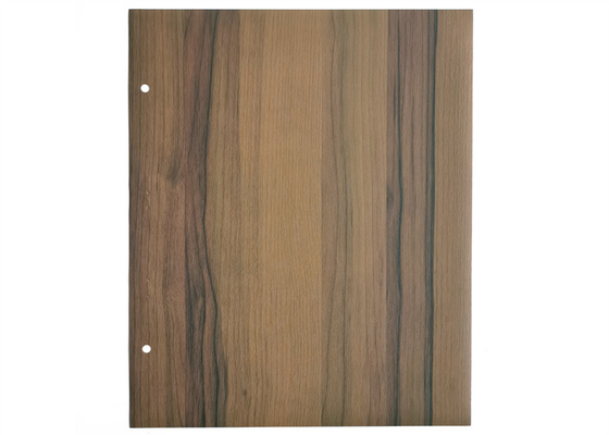 Aluminium décoratif de PVC de couleur de Teakwood pour la stratification de vinyle de meubles
