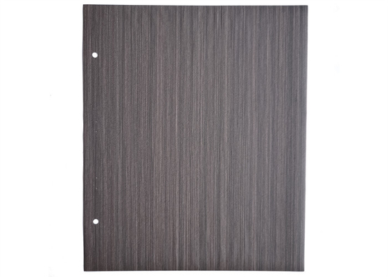 Grey Wood Color Pvc Decorative déjouent le petit pain 0.50mm pour le capot supérieur de Tableau de bureau