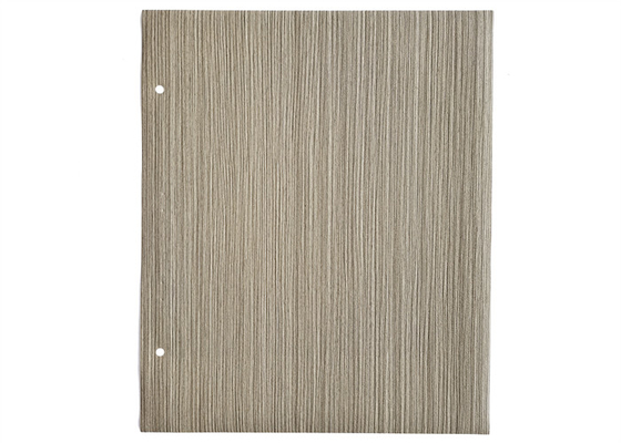 0.10mm ont balayé le film en bois léger de meubles de PVC de couleur pour la décoration de porte de Cabinet