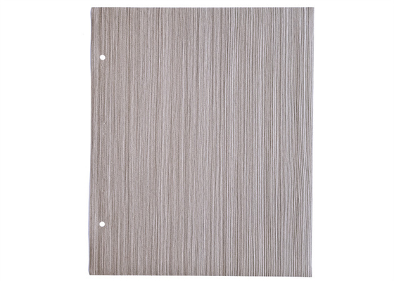 Le film décoratif balayé Formable de PVC de Grey Wood Color pour la TV se tient