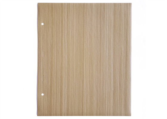 Le film décoratif balayé Formable de PVC de Grey Wood Color pour la TV se tient