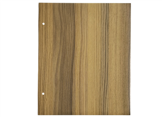 Film en bois de PVC de grain de stratification pour la surface de porte intérieure décorative
