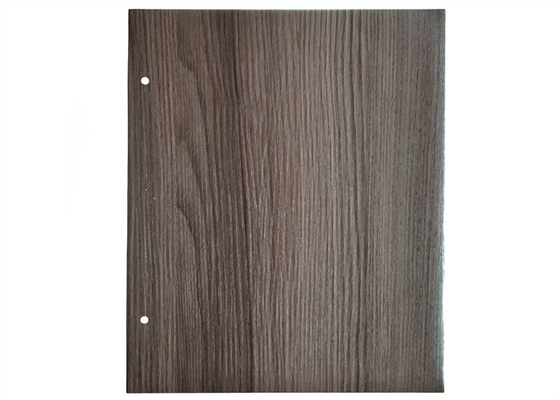 Film en bois de PVC de grain de stratification pour la surface de porte intérieure décorative