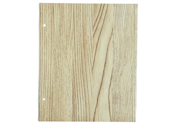 Largeur adaptée aux besoins du client de l'aluminium 1260mm de meubles de PVC de couleur de grain en bois