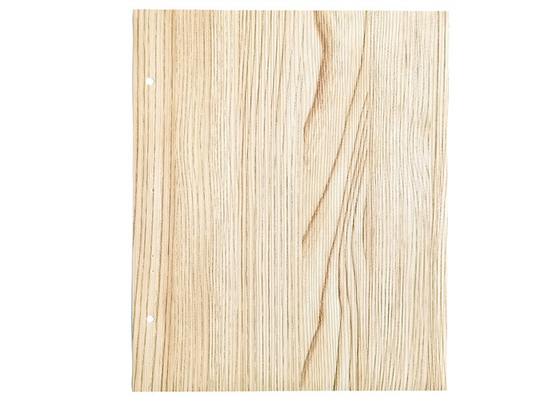 Largeur adaptée aux besoins du client de l'aluminium 1260mm de meubles de PVC de couleur de grain en bois