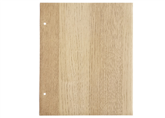 Aluminium en stratifié de meubles de grain en bois de PVC pour le buffet