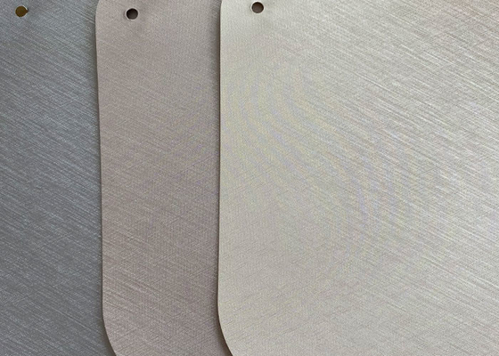 Film de PVC de relief par éraflure argentée pour la stratification décorative intérieure de panneau