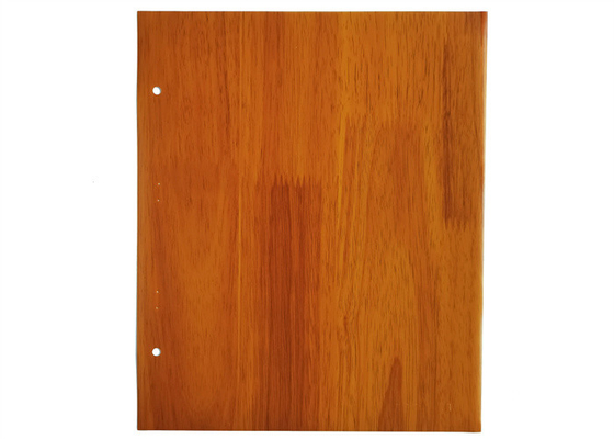 Aluminium mat de porte de membrane de PVC de finition pour la décoration extérieure de meubles