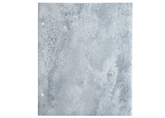 L'aluminium gris de membrane de PVC d'effet de marbre ressemble à la résistance thermique en pierre naturelle