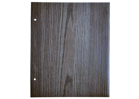 Aluminium décoratif adapté aux besoins du client de PVC de couleur en bois d'Apple pour des portes de membrane de vide