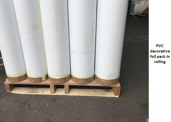 Hauts rouleaux brillants d'aluminium de meubles de PVC de 0.18mm pour la décoration extérieure intérieure