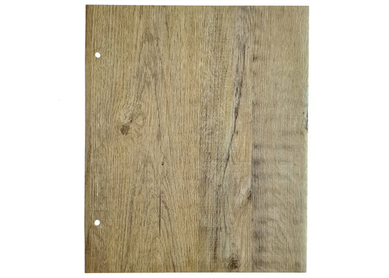 Aluminium résistant rayé de grain en bois de PVC pour la surface décorative intérieure