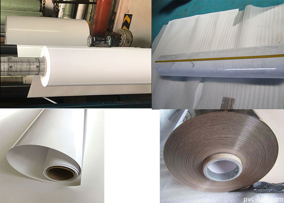 Film décoratif en PVC de couleur solide haute brillance pour meubles et portes d'armoires
