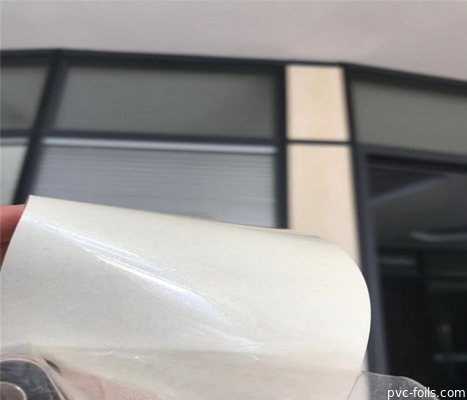 film à haute brillance de PVC de 1400mm pour éraflure de décoration de porte de meubles l'anti