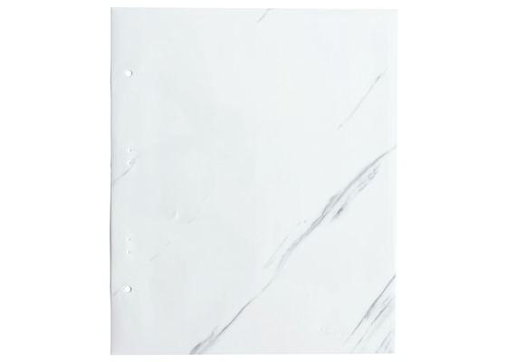 Résistance à l'usure décorative de film de PVC de grain de marbre imperméable