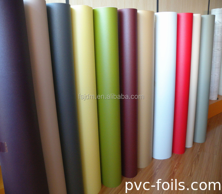 film auto-adhésif de PVC de 50m pour la surface plane Matte Semi Gloss de porte de plafond de mur de Cabinet de meubles