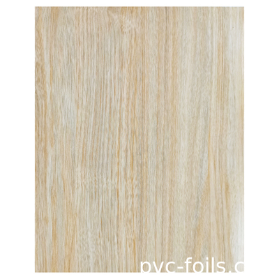 Largeur en bois adhésive à base d'eau adaptée aux besoins du client du modèle 1240mm de film décoratif de PVC