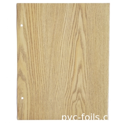 petit pain de film décoratif de PVC de modèle en bois de largeur de 60mm pour la stratification de forces de défense principale