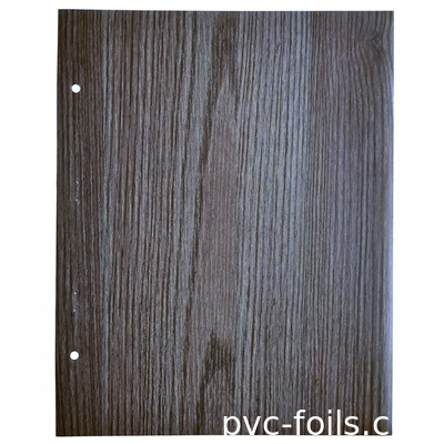 Épaisseur décorative de l'adhésif 0.07mm-0.25mm de grain en bois de film de PVC de ROHS