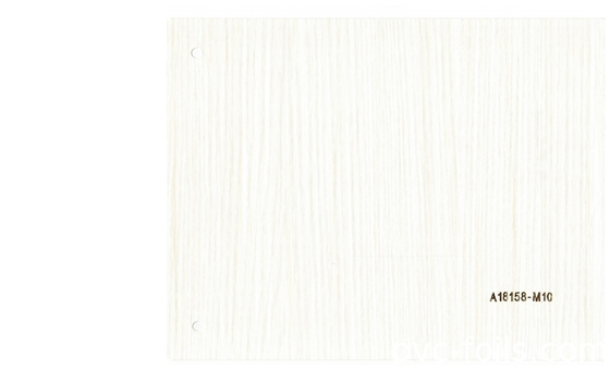 Le bois blanc colorent le film auto-adhésif 0.10MM de PVC pour la décoration extérieure intérieure
