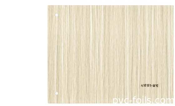 Le bois blanc colorent le film auto-adhésif 0.10MM de PVC pour la décoration extérieure intérieure