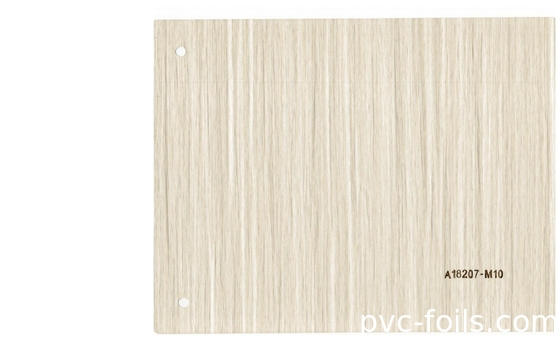 film décoratif en bois mat de PVC de couleur d'épaisseur de 0.14mm pour des meubles