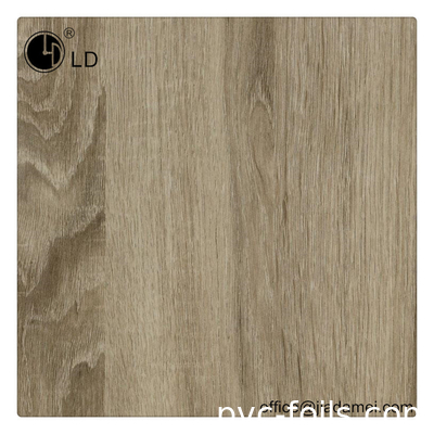 Décoration décorative de meubles de film de PVC de modèle en bois de grain