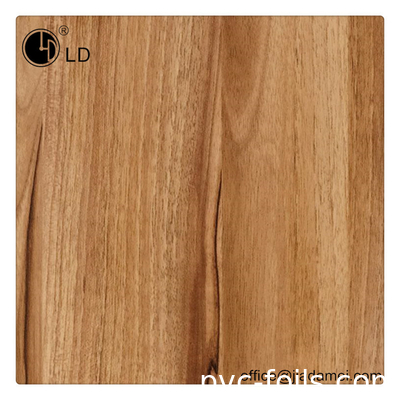 Film décoratif Matte Surface Treatment de PVC de conception en bois de grain