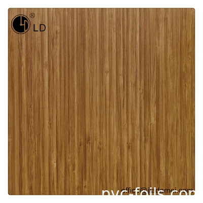 Film décoratif Matte Surface Treatment de PVC de conception en bois de grain