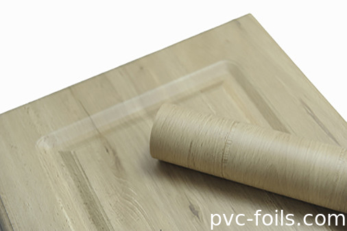 Meubles PVC Film de surface bois Grain Design épaisseur personnalisée pour la stratification
