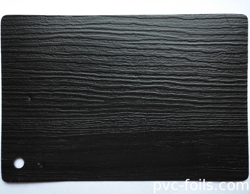 Finition en grain de bois en PVC en rouleau pour la décoration de portes de meubles