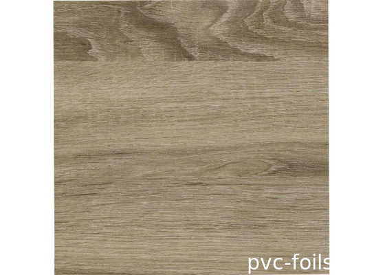 200 microns de rouleau de feuille de membrane en PVC à grains de bois pour portes MDF intérieures