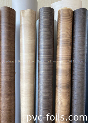 Film décoratif en PVC à grains de bois pour profil d'emballage épaisseur 180 microns