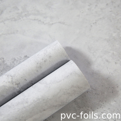 Lamination 2D PVC Meubles film rouleau de marbre personnalisé
