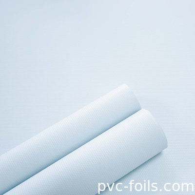 Foil de membrane en PVC blanc satiné en rouleau pour portes d'armoires de cuisine