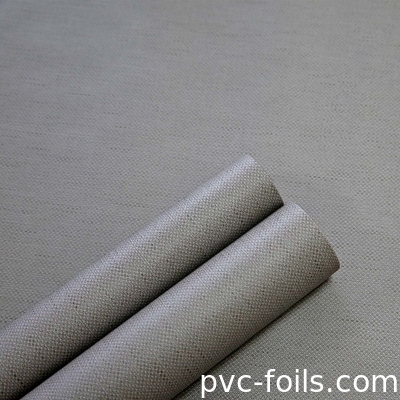 Super mat Pvc papier décoratif pour les portes à membrane Couleur gris clair