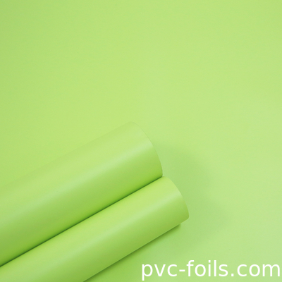 Super mat mono couleur en PVC décoratif en rouleau de feuille pour les portes d'armoires