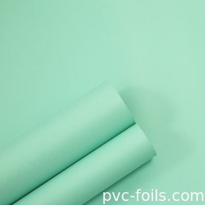 Film de meubles en PVC supermat pour portes à membrane, doux au toucher et sensible à la peau