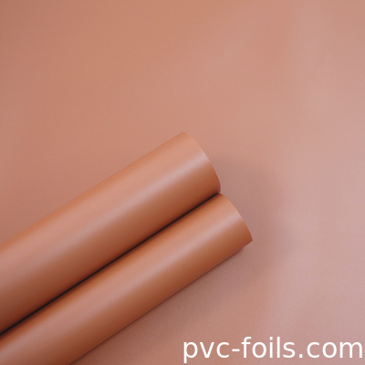 Super mat mono couleur PVC film de rouleau de meubles pour portes d'armoires