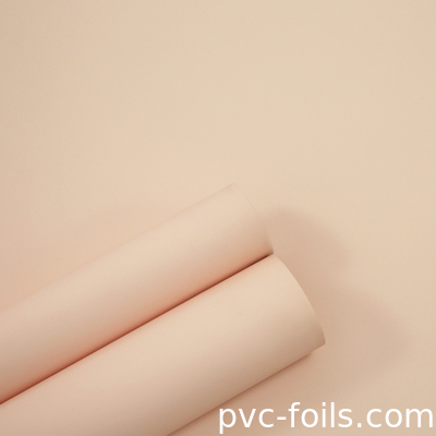 Peach Fuzz Pantone Couleur PVC Film décoratif en rouleau Pour les portes de meubles de cuisine