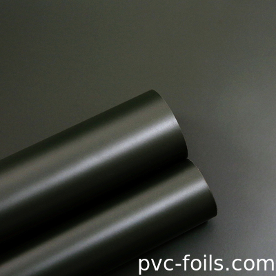 Film de décoration en PVC de couleur métallique pour la stratification de meubles d'intérieur