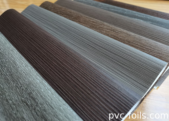 Film en PVC à grains de bois supermat pour la décoration des armoires et des meubles